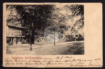 Hamburg Alt Eimsbüttel 1900 Heussweg 