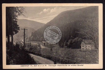 Oberhof Thüringer Wald Partie im wilden Gerata 