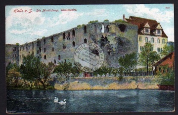 Halle Saale Moritzburg Wasserseite 1913 