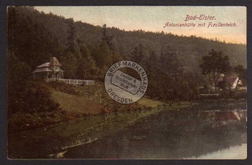 Bad Elster Antonienhütte mit Forellenteich 