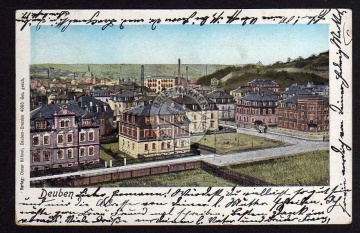 Freital Deuben Wohnhäuser 1901 Verlag Hähnel 