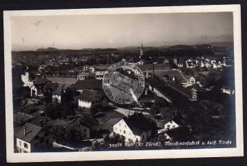 Rüti Zürich Maschinenfabrik Kath. Kirche 1923 