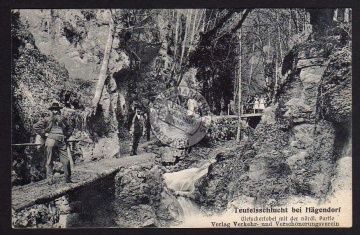 Hägendorf Teufelsschlucht Gletschertobel 1906 