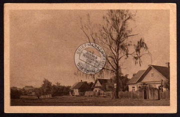 Lida Landstraße Feldpost 1918 Häuser 