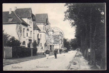 Paderborn Neuhauserstrasse Uniform 1906 