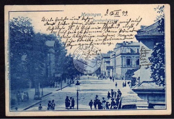 Meiningen Bernhardstraße 1899 