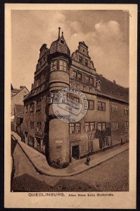 Quedlinburg Altes Haus Ecke Bockstraße Tabak 