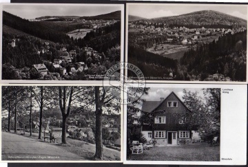 4 AK Bärenfels Landhaus König 1940 