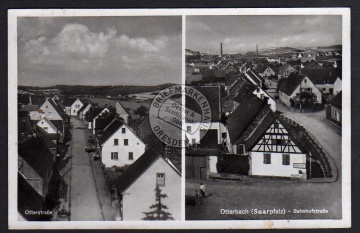 Otterbach Bahnhofstraße Otterstraße 1941 