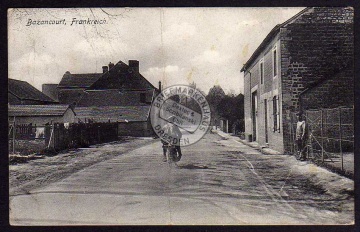 Bazancourt Frankreich Motorrad 1915 