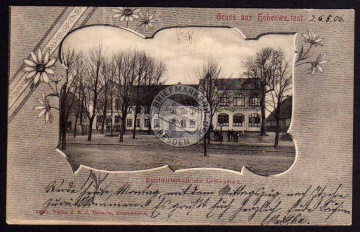 Hohenwestedt 1906 Landwirtschaftl. Lehranstalt 