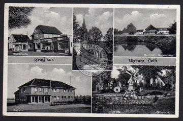 Ulzburg i Holst. Hauptstraße Henstedter Kirche 