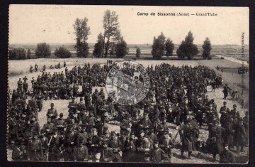 Camp de Sissonne Aisne Grand Halte 1914 