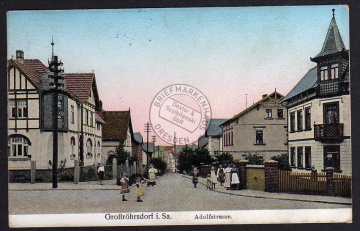 Großröhrsdorf Sa. Adolfstrasse 1912 
