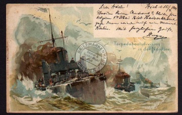 Torpedoboot 1901 Nordsee Stöver Irrläufer 