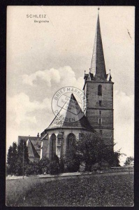 Schleiz Bergkirche Vollbild 1909 