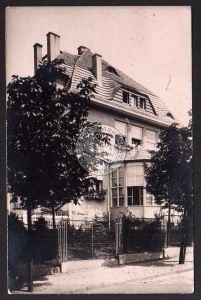 Pöhl Jocketa Fotokarte Villa mit Veranda 1914 