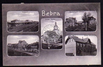 Bebra 1907 Bahnhof Neue Schue Breitenbacher St 