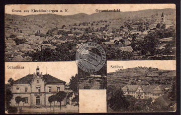 Kiechlingsberge Schule Schloss 1918 Endingen 