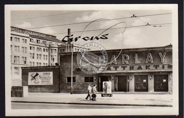 Berlin Friedrichstraße Zirkus Barley 1952 