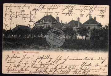 Borna Garnisionslazarett 1905 