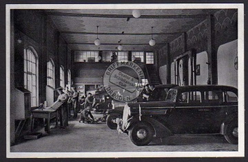 Staßfurt Leopoldshall Auto Werkstatt ca. 1930 