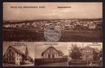 Frankenheim Rhön Gasthof Kinder bewahranstalt 