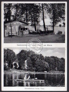 Düsseldorf Urdenbach 1940 Gartenwirtschaft Zum 