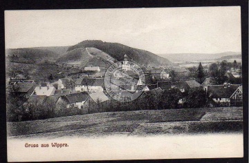 Wippra Panorama Dächer bearbeitet um 1910 