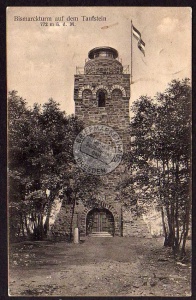 Bismarckturm auf dem Taufstein 1910 Vogelsberg 