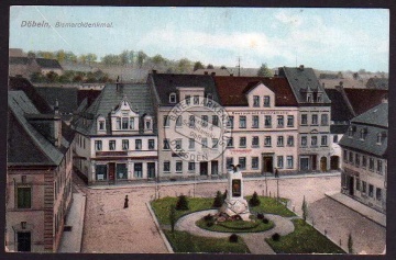 Döbeln 1907 Bismarckdenkmal 