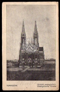 Tomaszow  Kirche Kosciol ewangelicki Feldpost 