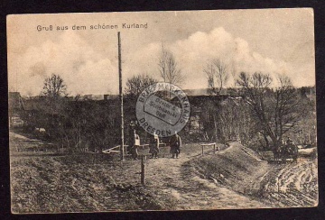 Kurland ca. 1918 Militär 