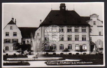 Freilassing Schulhaus G. Wredebrunnen 1954 