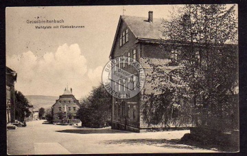 Grossbreitenbach Marktplatz mit Fürstenbrunnen 