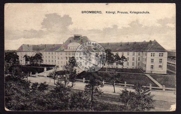 Bromberg Bydgoszcz 1916 Kriegsschule Flugpark 