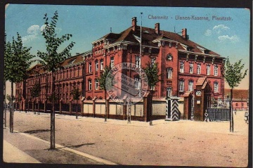 Chemnitz Ulanen Kaserne Planitzstraße 1915 