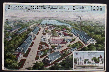Zwickau 1906 Gewerbe Industrie Ausstellung 