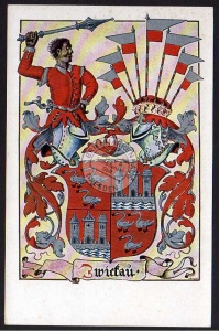 Festkarte 800 Jahre Zwickau 1918 