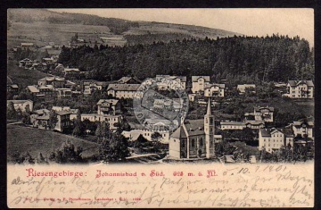 Johannisbad v. Süd. 1899 Kirche 