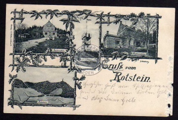 Rotstein 1900 Aussichtsturm Restauration 