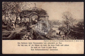 Dresden 1911 Dt. Brauer Union Hygiene Ausst. 
