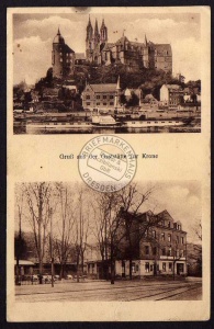 Meißen 1930 Gaststätte zur Krone Restaurant 