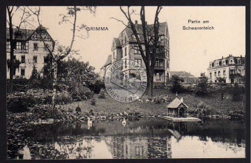 Grimma Schwanenteich Schanenhaus 