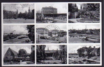 Riesa Hindenburgplatz Bahnhof Schloss Gröba 