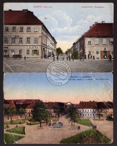 2 AK Josefov Josefstadt 1919 Prag Trzni ulice 