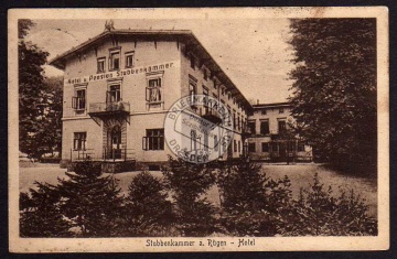Hotel u. Pension Stubbenkammer Rügen 1935 