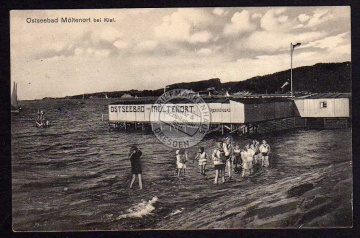 Ostseebad Möltenort bei Kiel Herrenbad 1912 