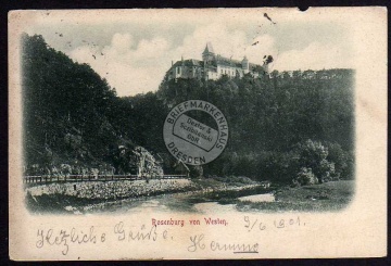 Rosenburg von Westen 1901 Kamptal 
