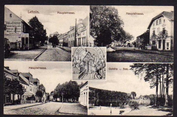 Lehnin Hotel zum Kronprinz Gohlitz See 1918 